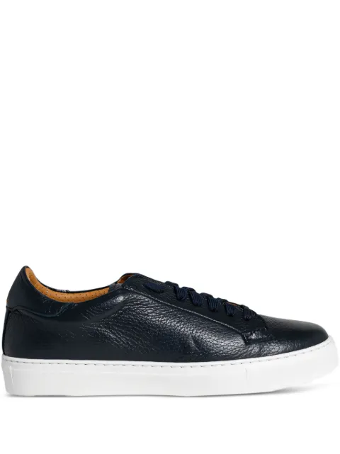 CALCE leather textured sneakers