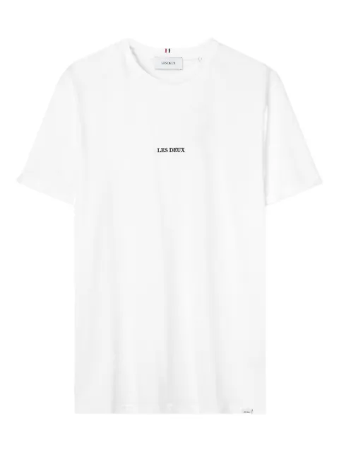 Les Deux logo-appliqué logo T-shirt