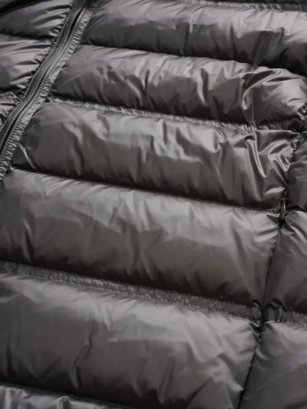 Blauer Quilted High-neck Jacket In Gray