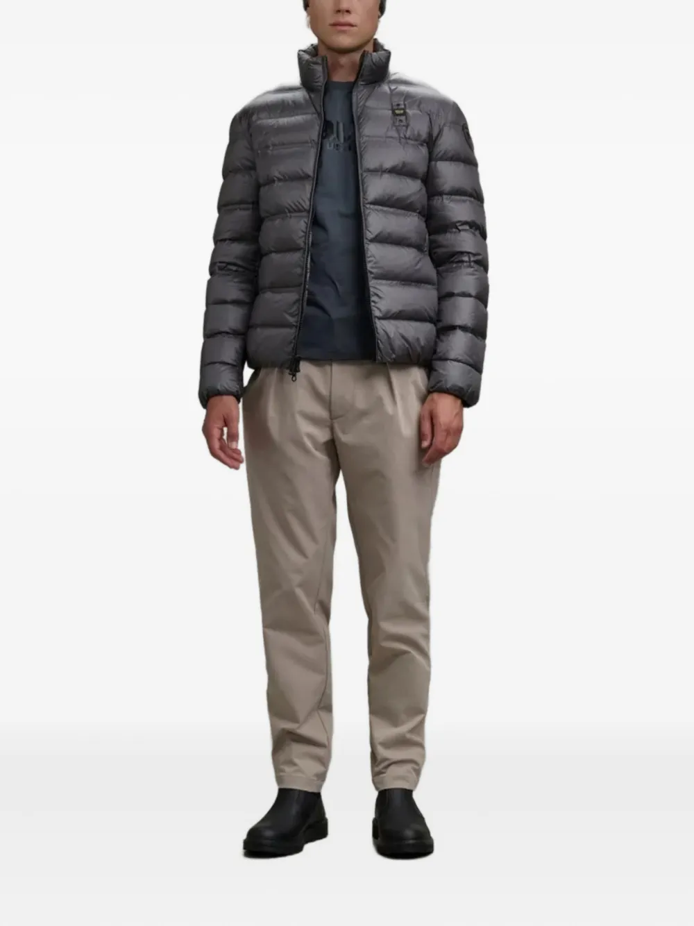 Blauer doudoune zippée à col montant | Doudounes & vestes matelassées | Image 2