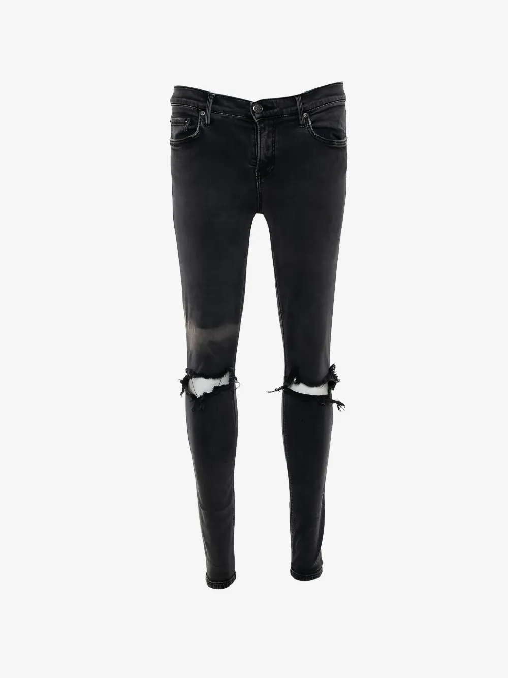 Grlfrnd distressed skinny jeans | Grey | Image 1