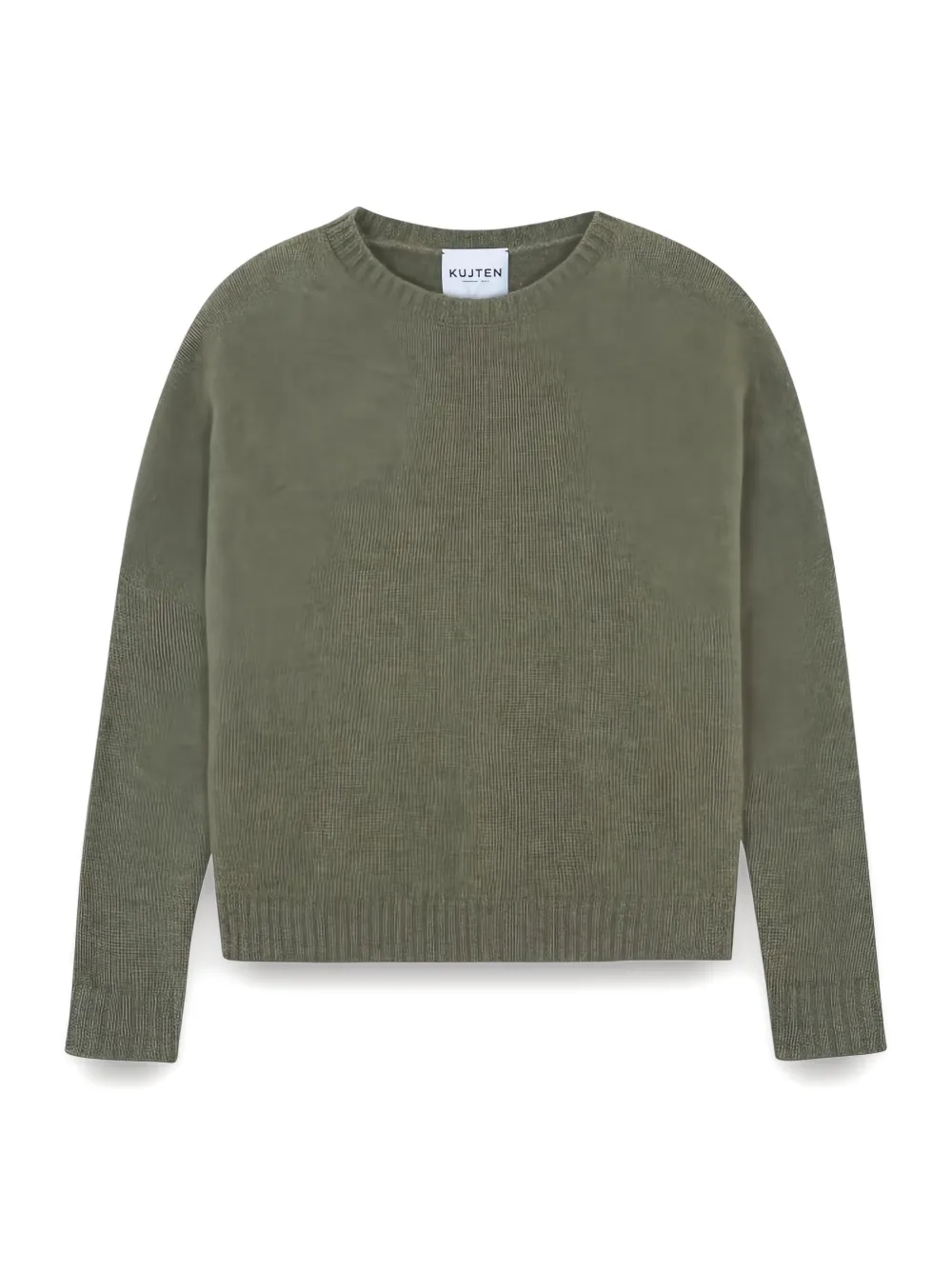 Kujten Crew-neck Cashmere Sweater In Green