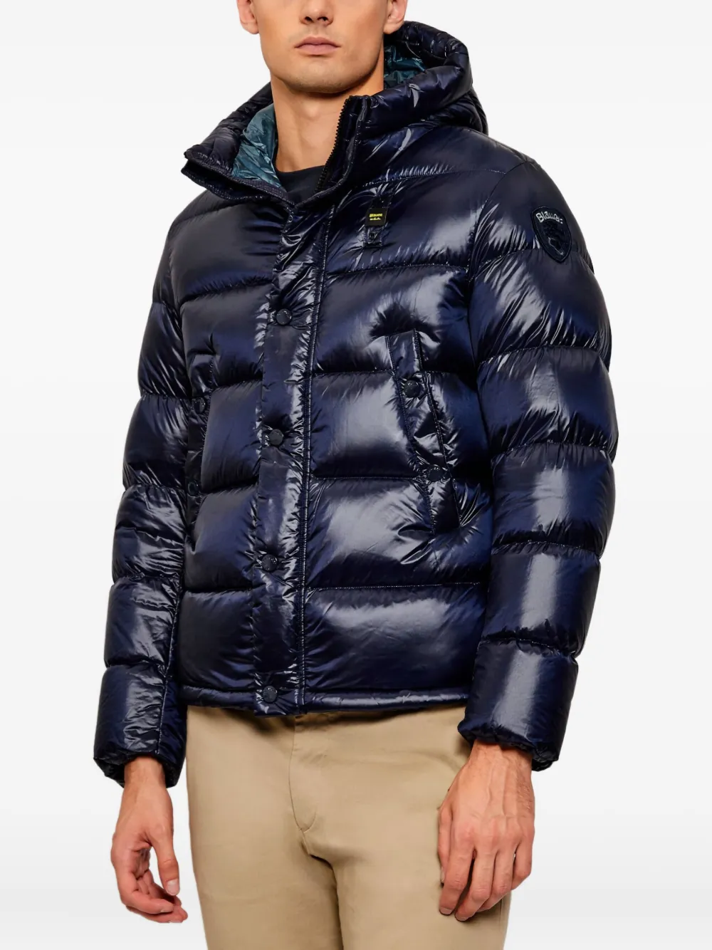 Blauer Clipper Puffer Jacket In Blue