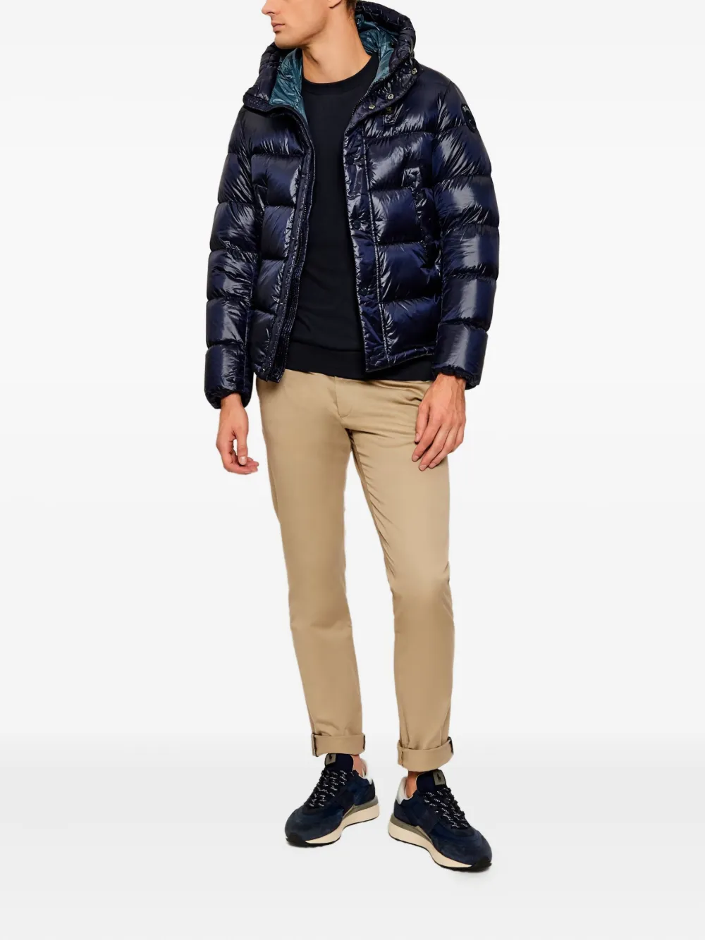 Blauer Clipper Puffer Jacket In Blue