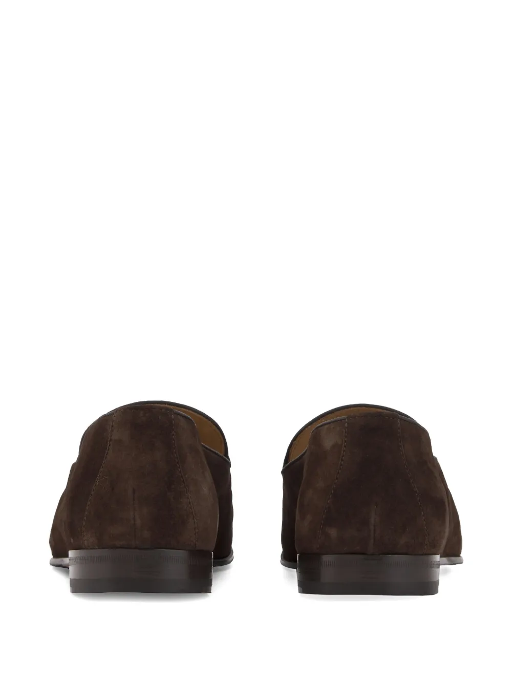 CALCE tassel suede loafers Brown
