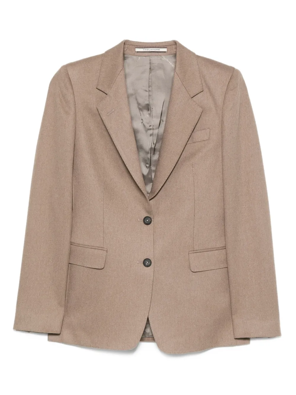 two-button long-sleeve blazer