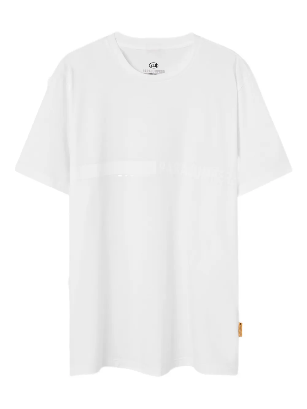 Parajumpers Space logo-detail short-sleeve T-shirt | White | Image 1