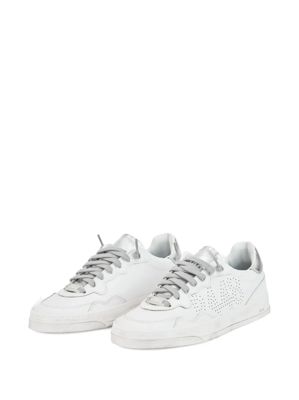 P448 Bali perforated leather sneakers - Wit