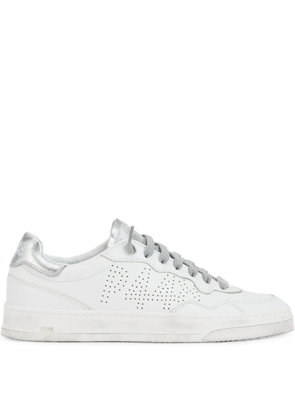 P448 Bali perforated leather sneakers White