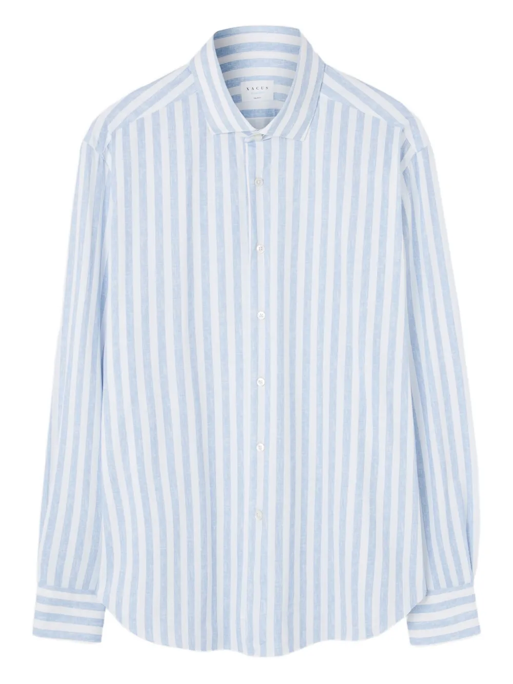 striped long-sleeved shirt