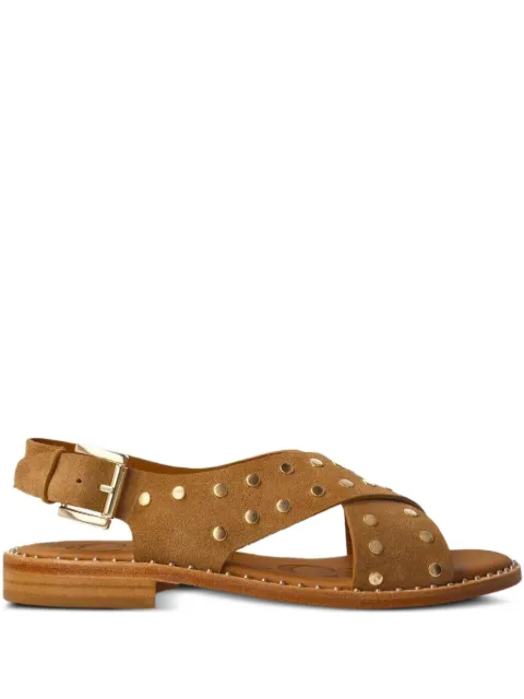 CALCE Calce cross-strap studded flat sandals