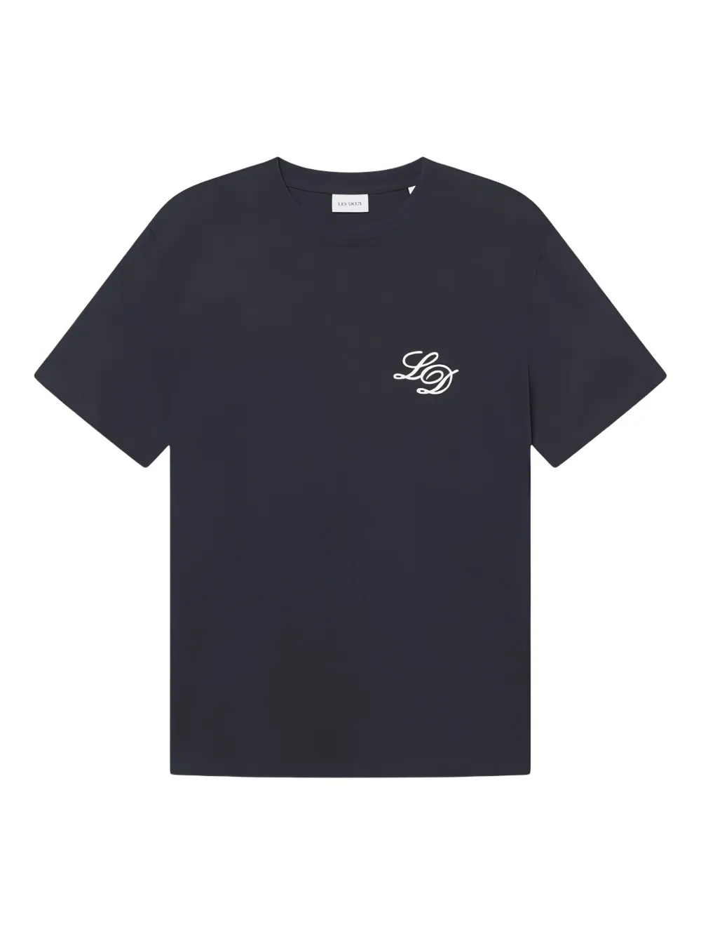 Les Deux LD logo-embroidered short-sleeve T-shirt | Blue | Image 1