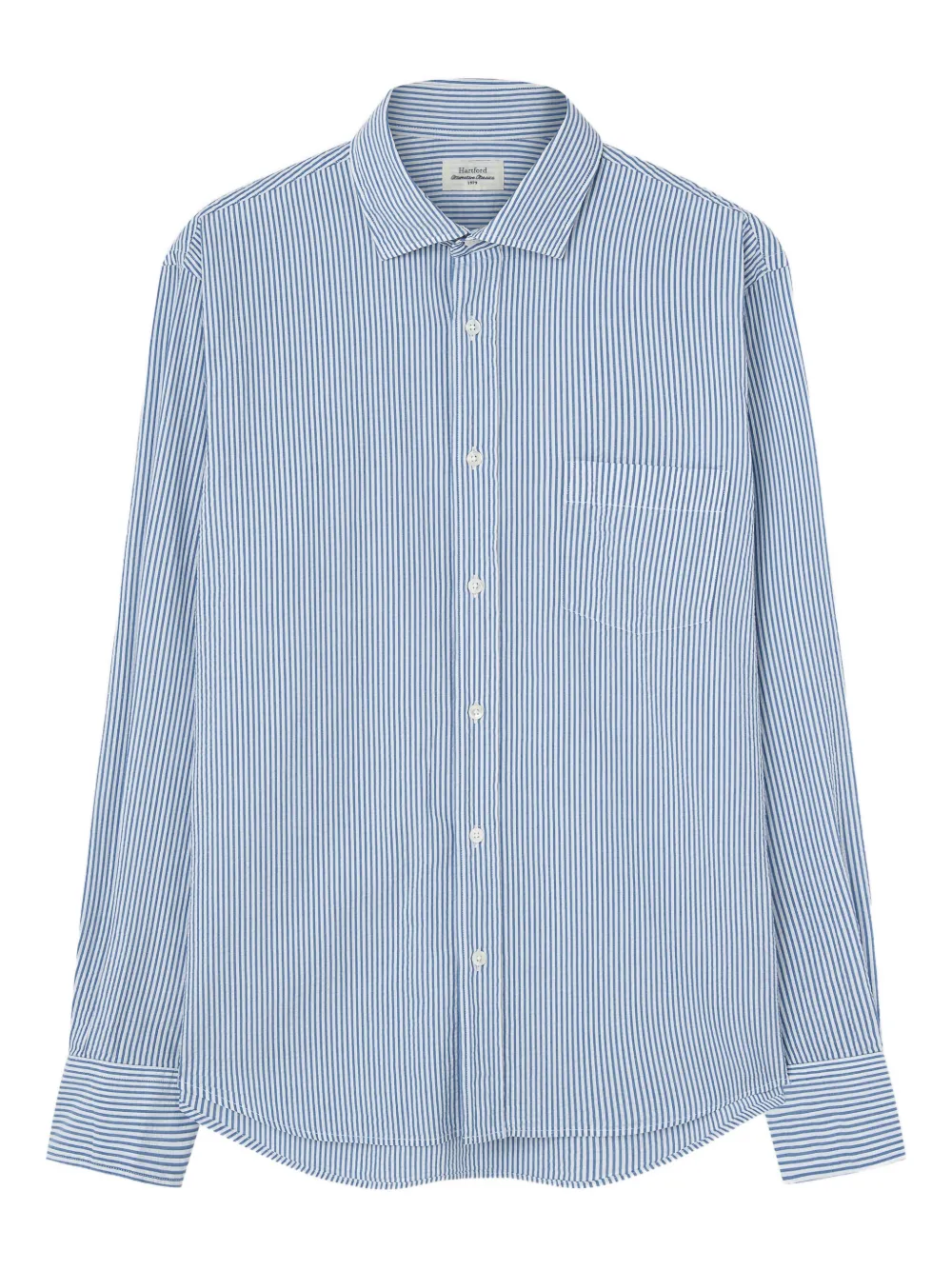 pinstripe shirt