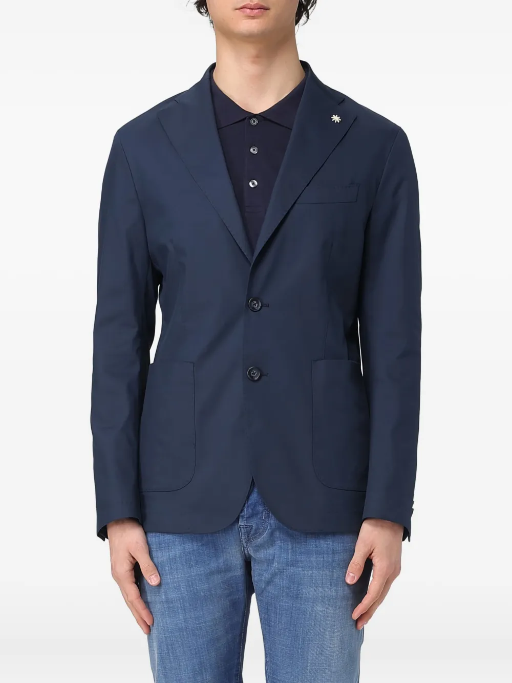Manuel Ritz patch-pocket blazer | Blue | Image 1