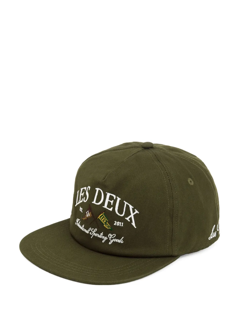 Ivy League embroidered-logo strap-back cap