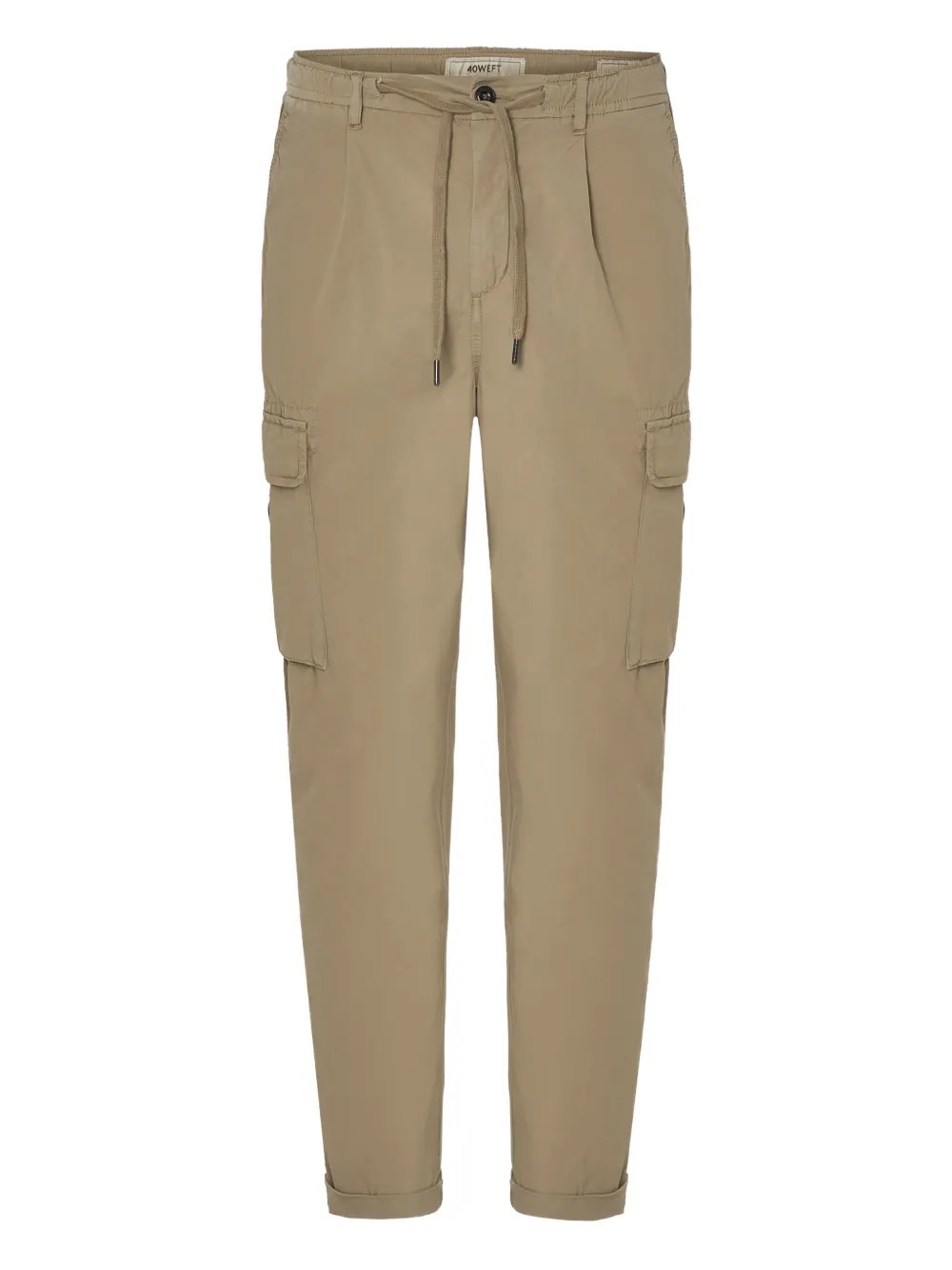 40 WEFT pleated tapered trousers