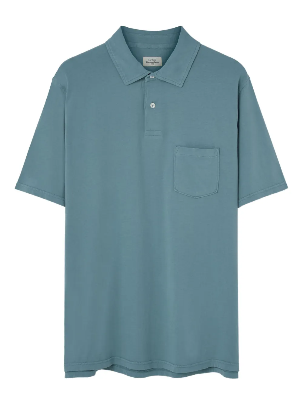 pocket short-sleeved polo shirt
