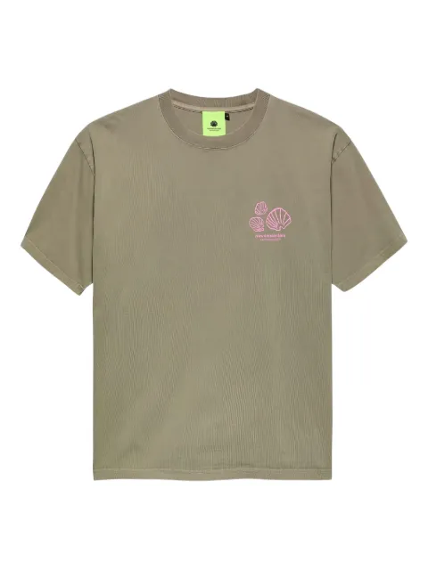 NEW AMSTERDAM Lost Surfer shell-print surfing-figure T-shirt