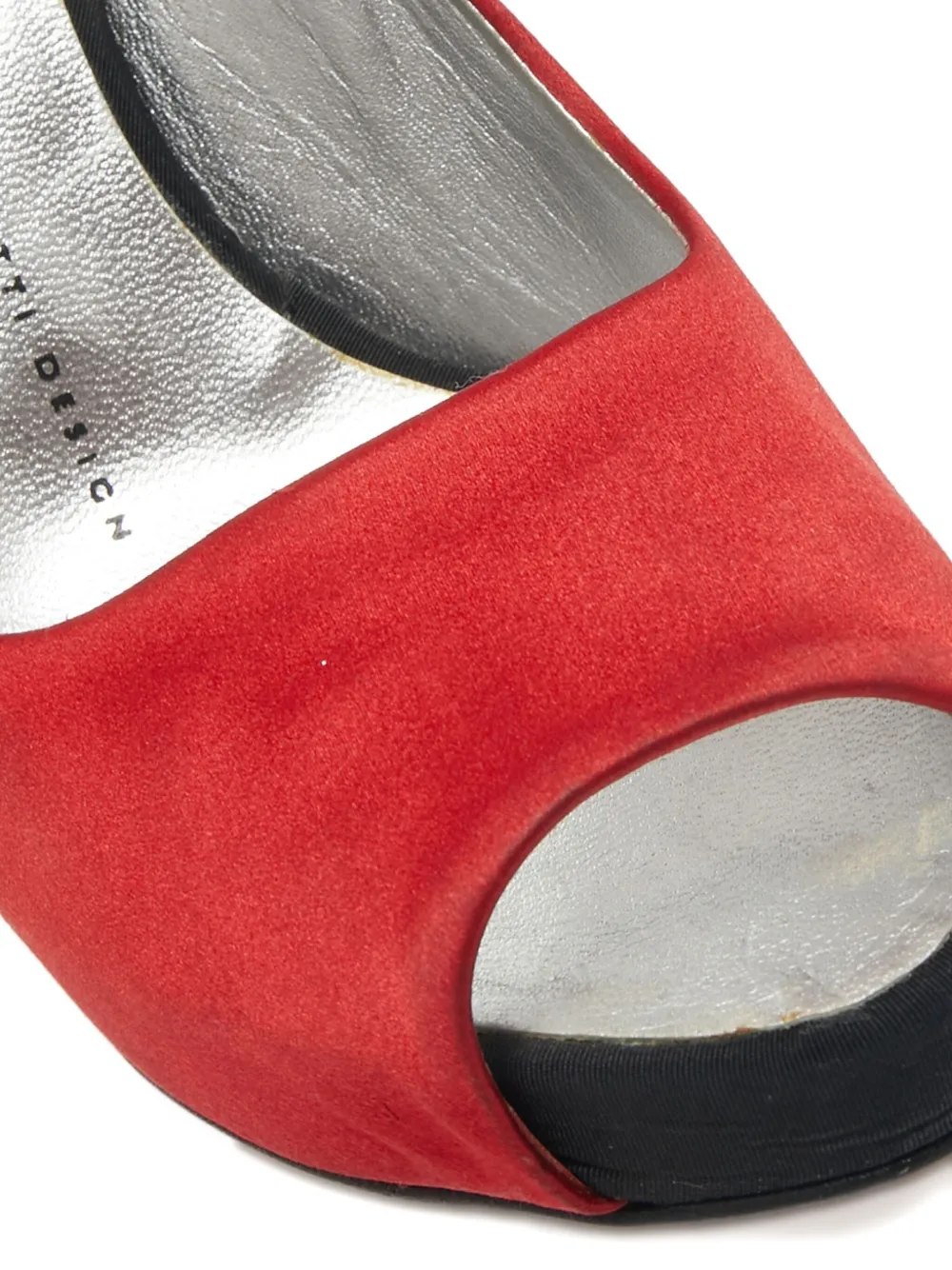 GIUSEPPE ZANOTTI VINTAGE Pre-owned 2023 110mm Peep-toe Platform Pumps In Red