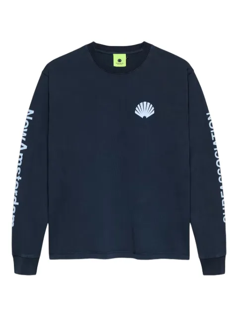 NEW AMSTERDAM shell-print long-sleeves sweatshirt