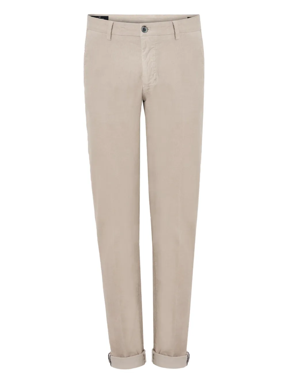 button-fastening trousers
