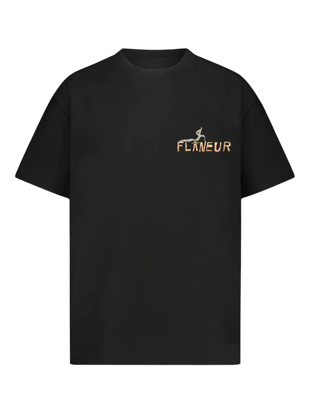 Flâneur Graphic-print T-shirt In Black