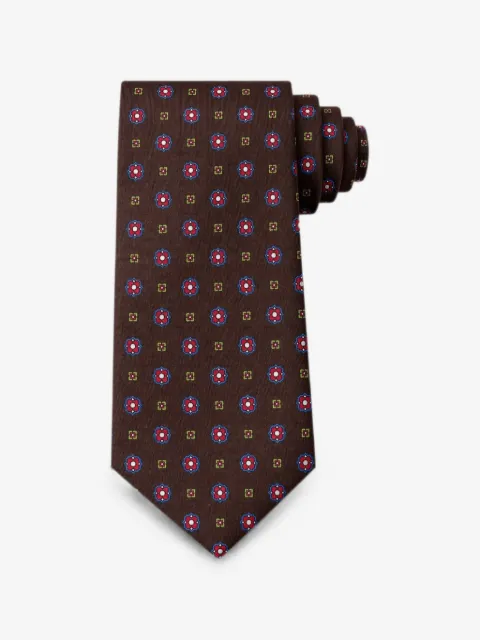 Bona Furtuna geometric-pattern tie
