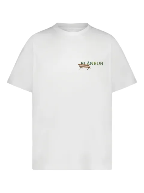 FLÂNEUR back-print graphic T-shirt