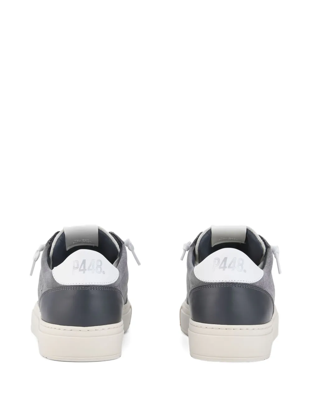P448 Soho perforated suede sneakers Grey