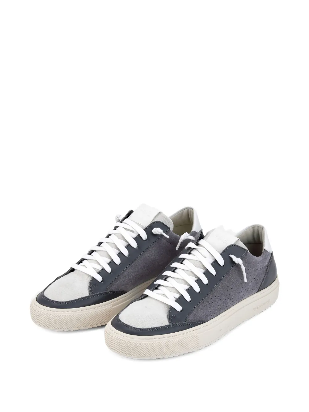 P448 Soho perforated suede sneakers Grey