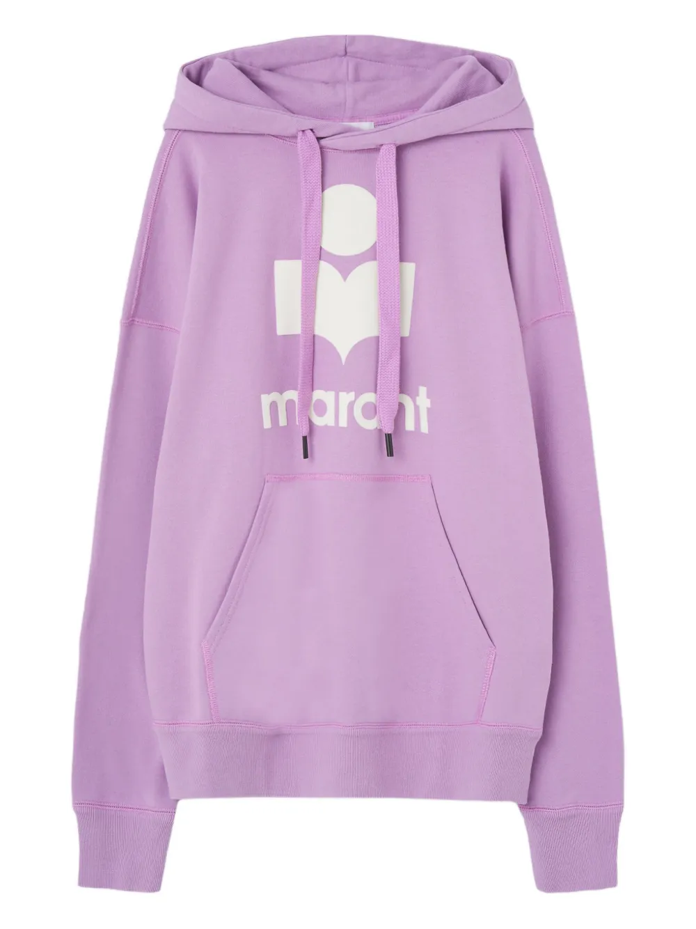 ISABEL MARANT Hoodie met geborduurd logo Paars