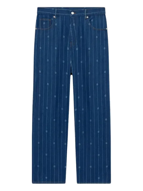 Drôle De Monsieur pinstriped jeans