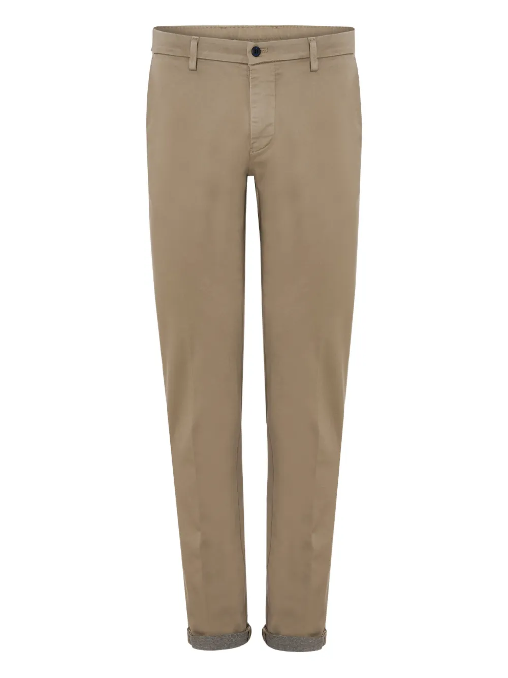 button-fastening trousers