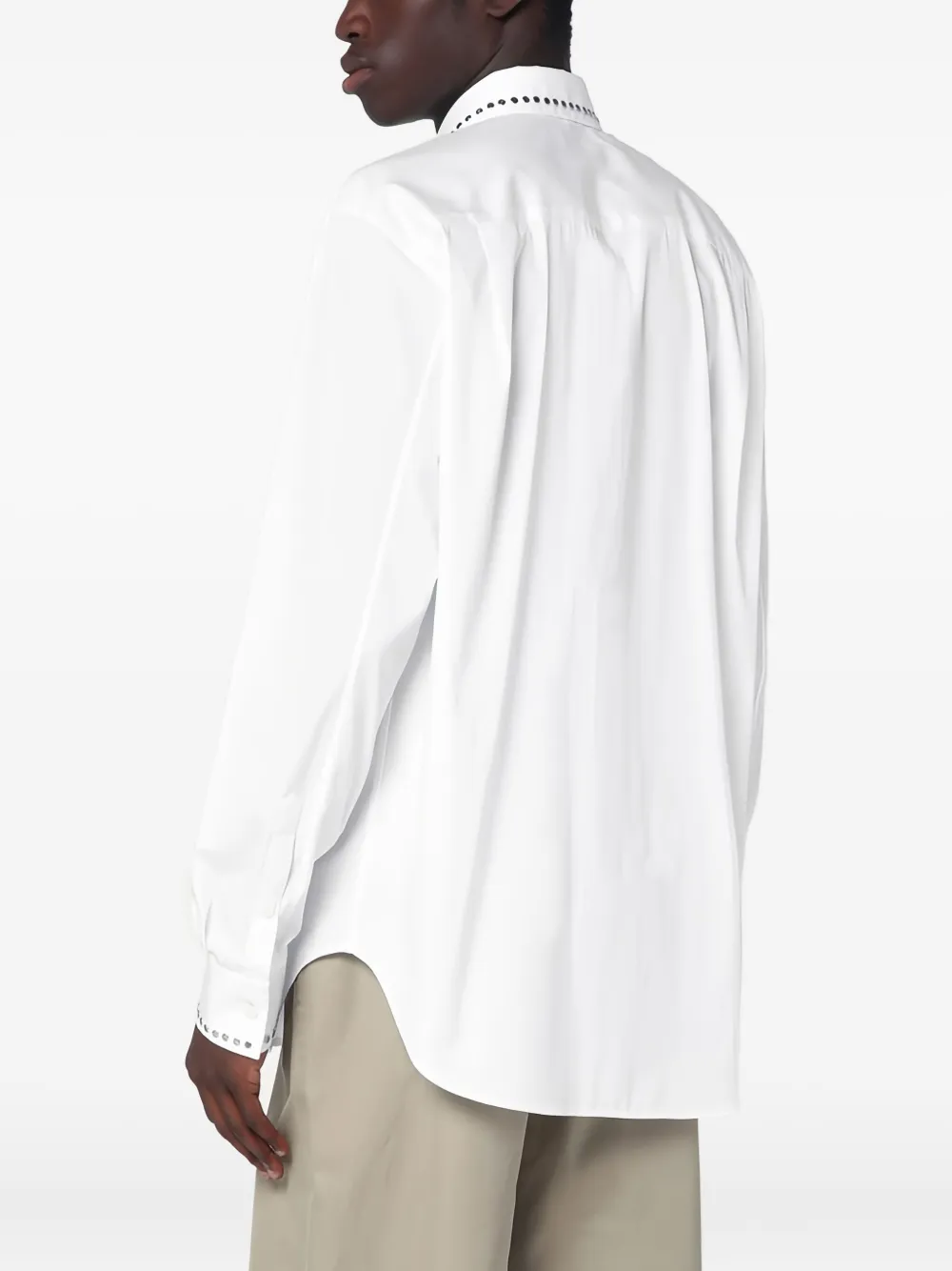 Alexander McQueen Overhemd verfraaid met studs Wit