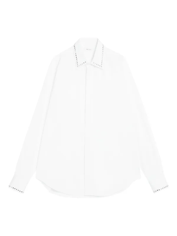 Alexander McQueen スタッズ シャツ | ホワイト | FARFETCH JP