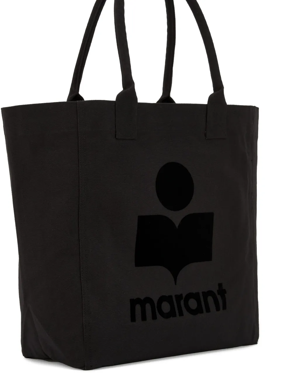 ISABEL MARANT logo-detail tote bag Zwart