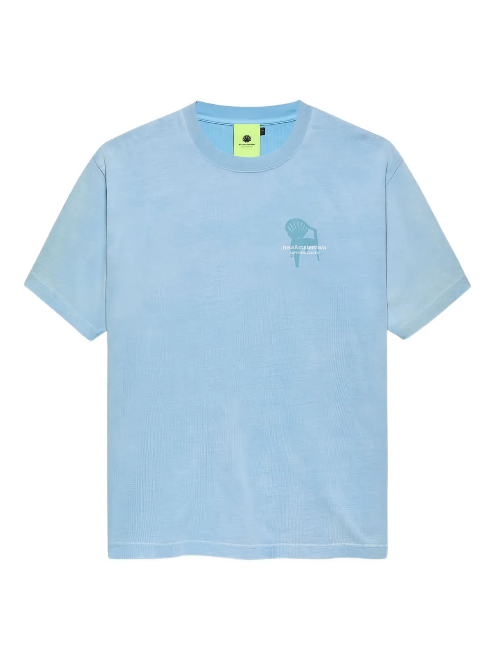 NEW AMSTERDAM chair-print T-shirt | Blue | Image 1