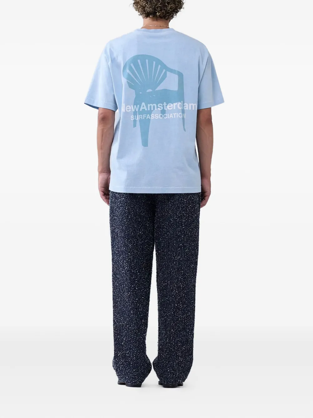 NEW AMSTERDAM T-shirt met print Blauw