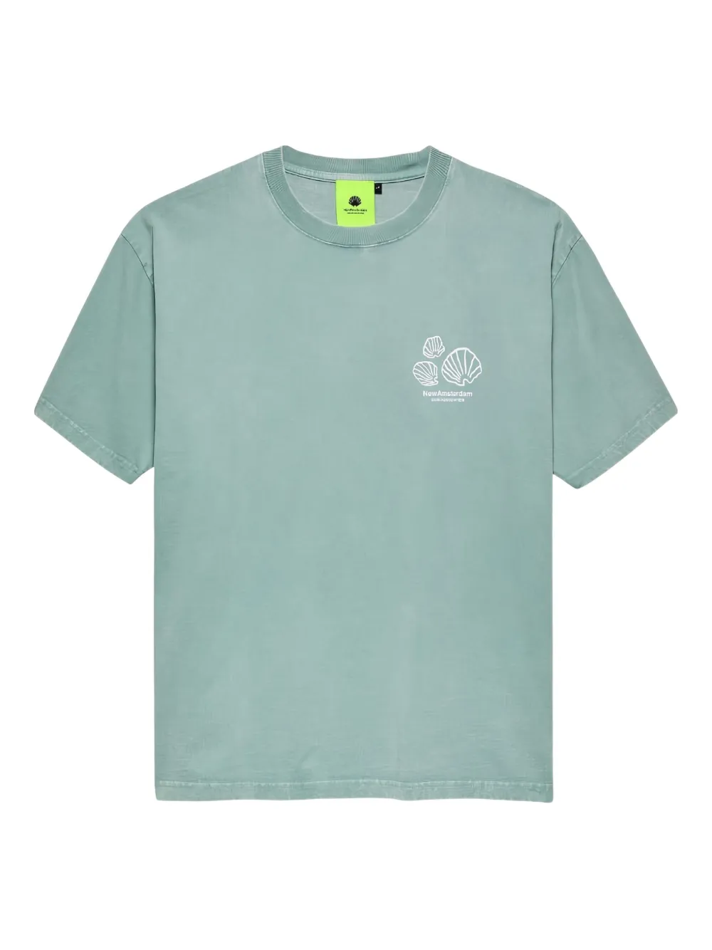 NEW AMSTERDAM Lost Surfer shell-print T-shirt | Blue | Image 1