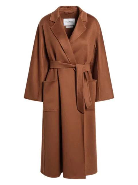 Max Mara belted patch-pocket coat