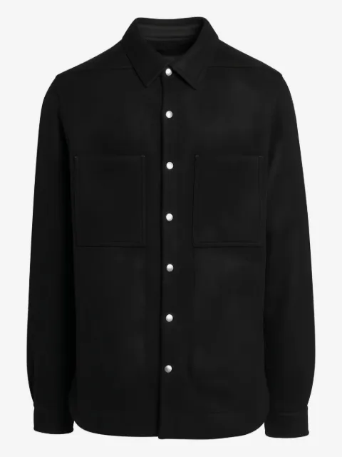 Rick Owens button-fastening pocket shirt jacket