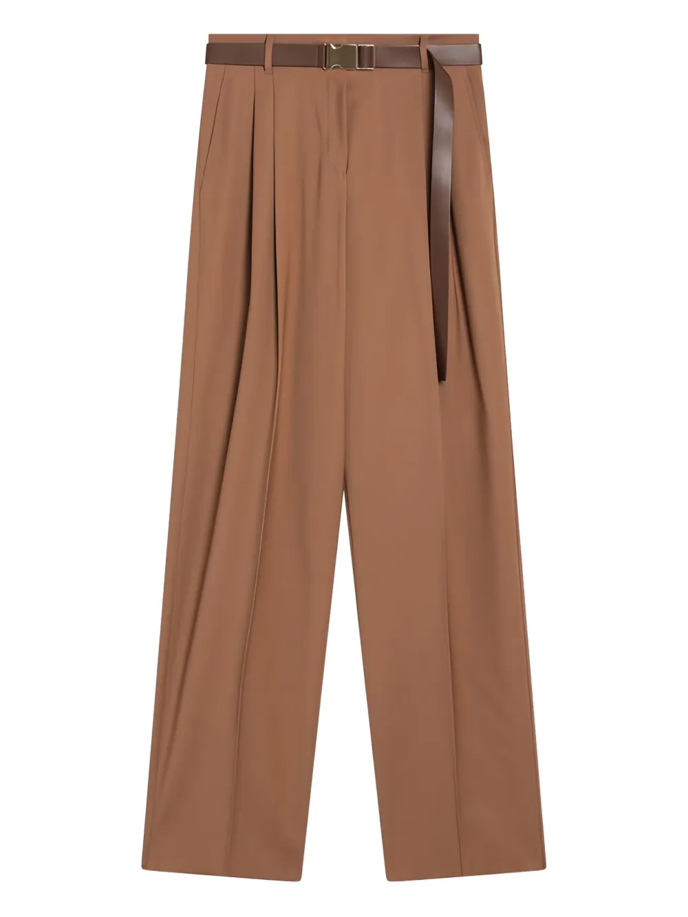 Max Mara pleated belted trousers Bruin
