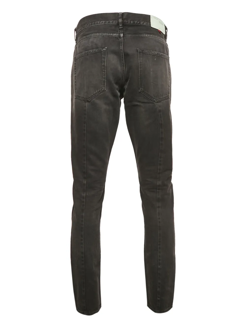Off-White Pre-Owned logo-appliqué denim trousers | Image 2