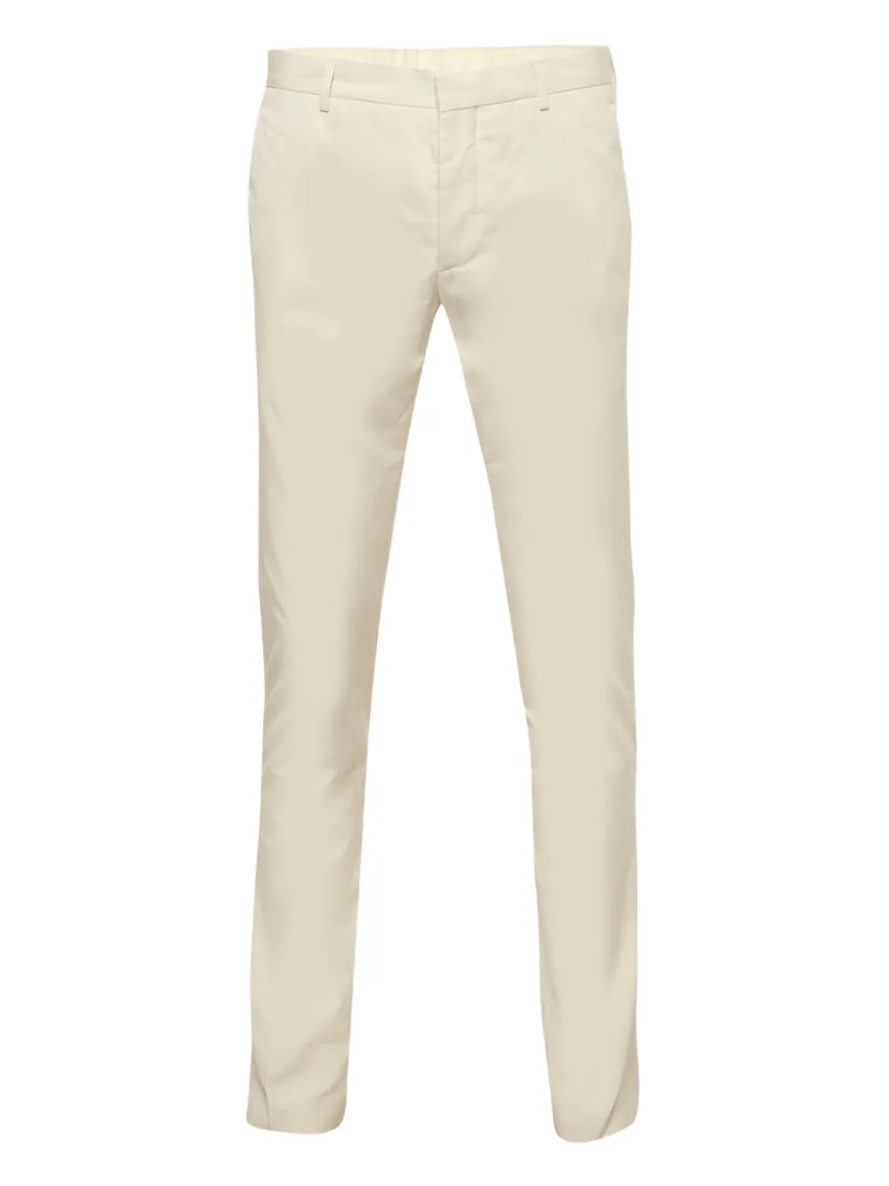 Prada Pre-Owned 2024 Cotton Trousers | Neutrals | Image 1