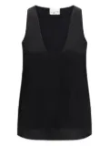 SA SU PHI scoop-neck top - Black
