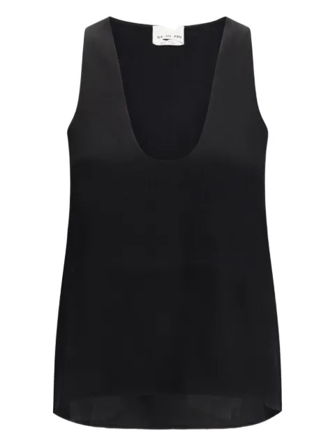 SA SU PHI scoop-neck top