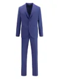 GI CAPRI pinstripe wool single-breasted suit - Blue