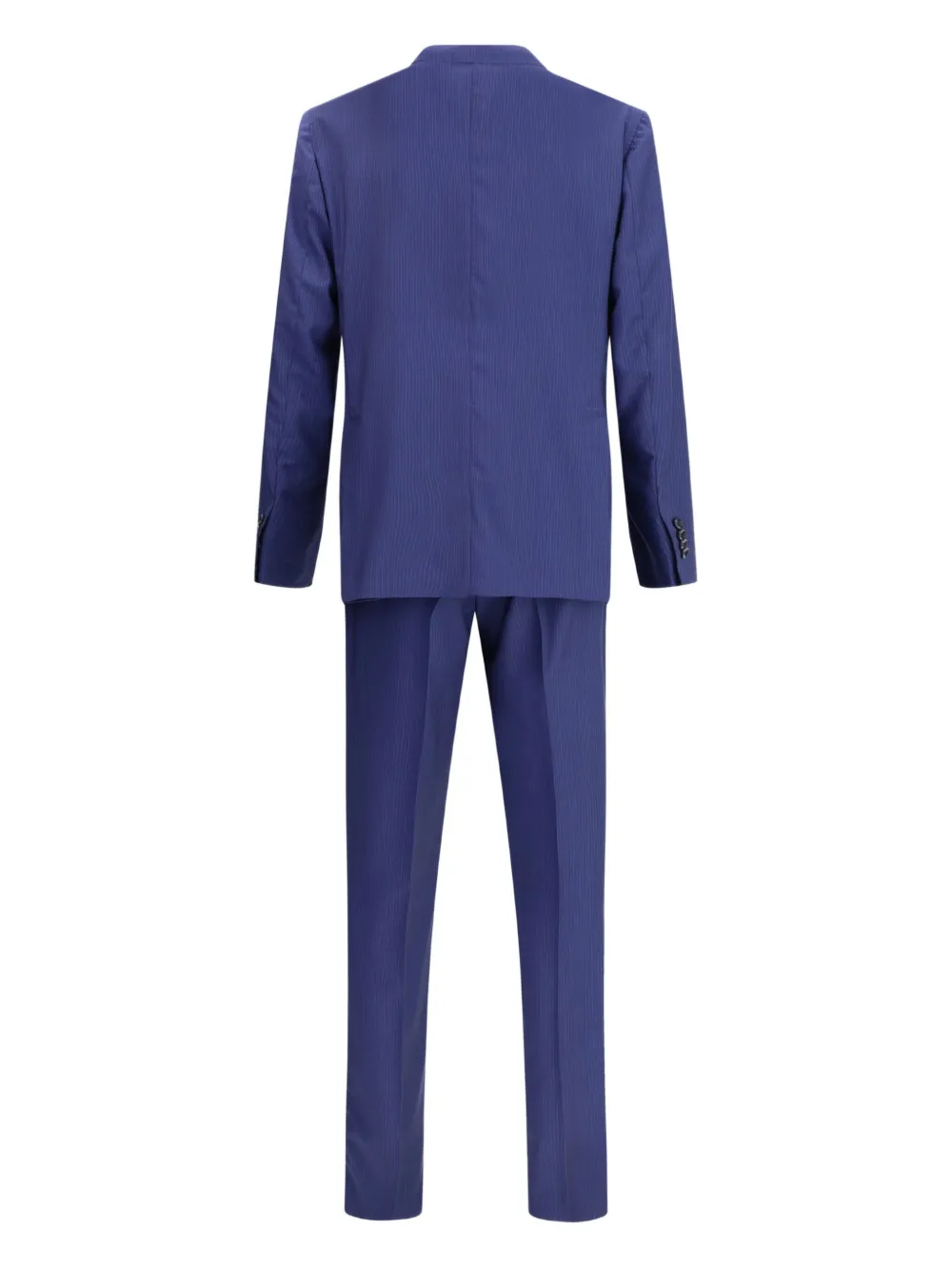 Gi Capri Pinstripe Wool Single-breasted Suit In Blue