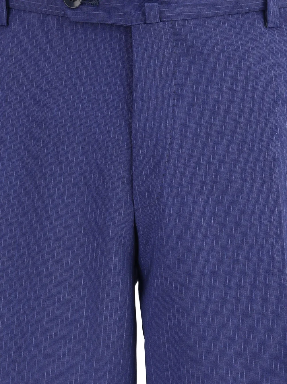 Gi Capri Pinstripe Wool Single-breasted Suit In Blue