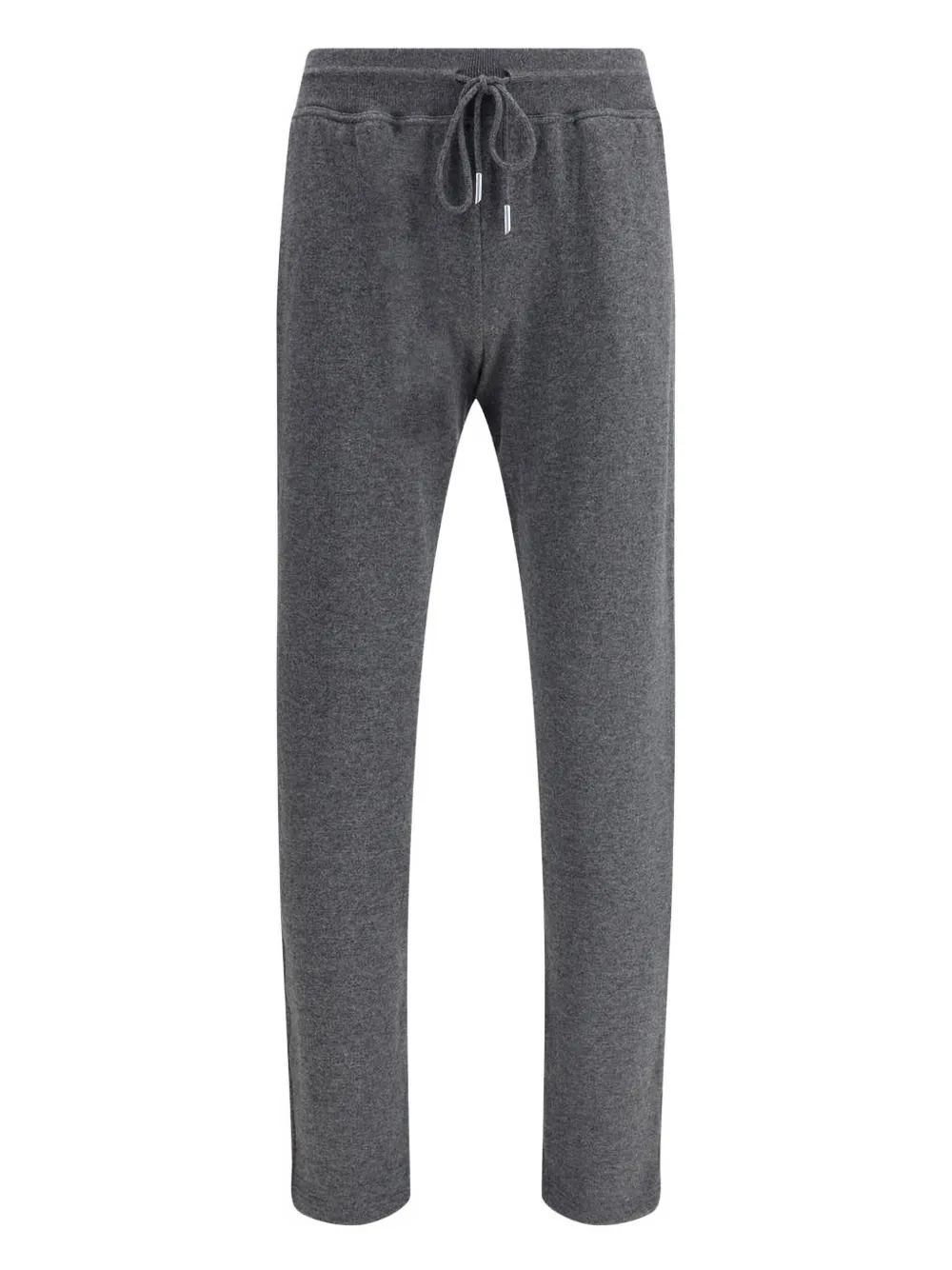 Kiton Drawstring Cashmere Trousers In Gray